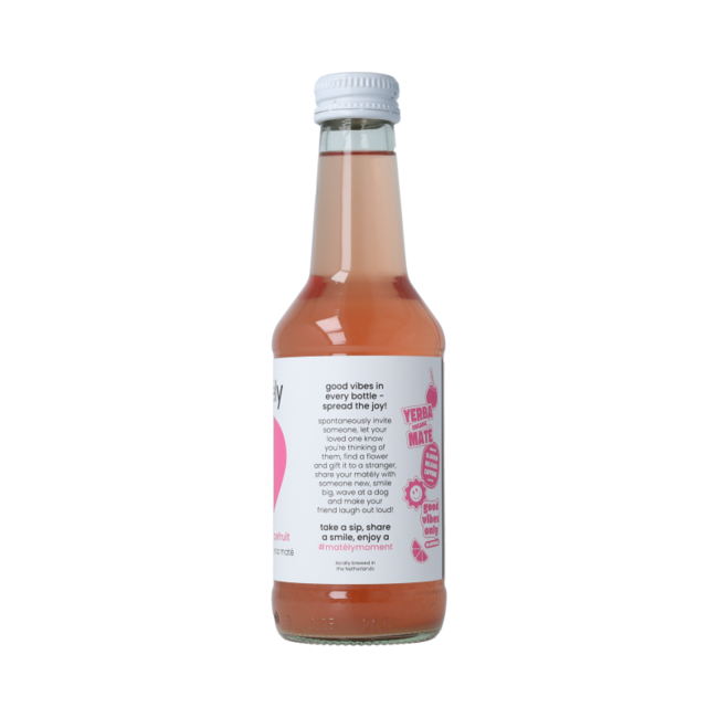 Mately Cold Brew Mate Happy Pink BIO 250.00 Milliliter