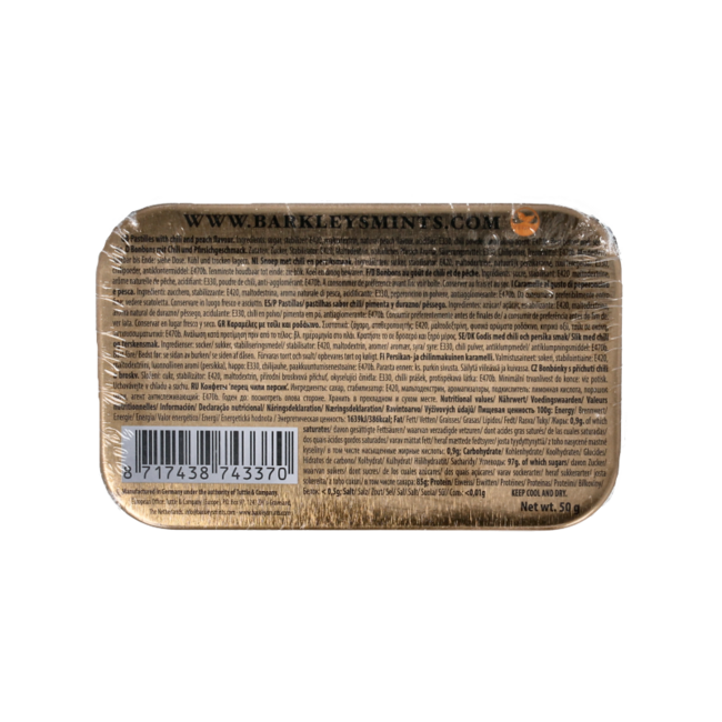 Pastilles gourmandes Poivre & Pêche 50,00 grammes