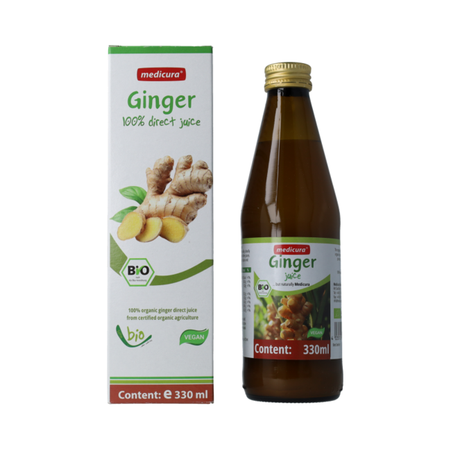 Zumo de jengibre 100% Bio 330,00 mililitros