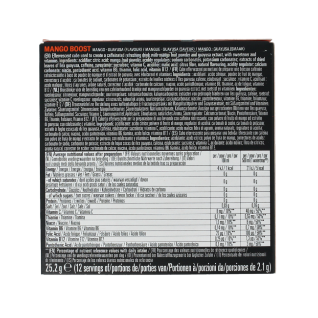 Microenergy mango boost 12,00 pièces