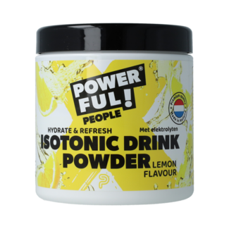 Powerful People Isotonisches Getränkepulver Zitronengeschmack 250,00 Gramm
