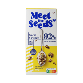 Meet the Seeds Seed Crunch - knusprige Samenmischung mit 92 % Samen Bio 220,00 Gramm