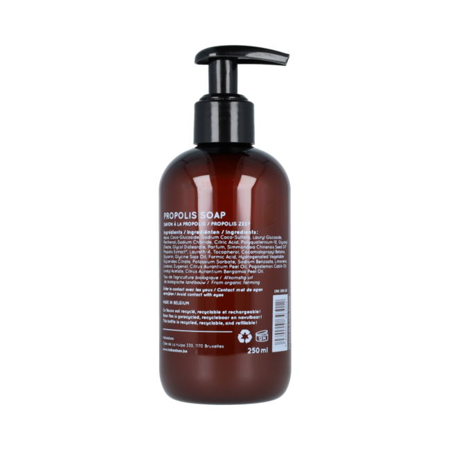 Savon à la propolis - flacon en rPET (250 ml) 250,00 millilitres