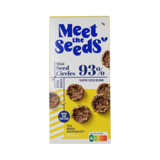 Meet the Seeds Mini Seed Circles - mini cracker con 93% de semillas bio 144,00 gramos