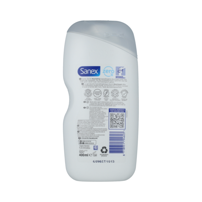 Shower gel zero% dry skin 400.00 Millilitres