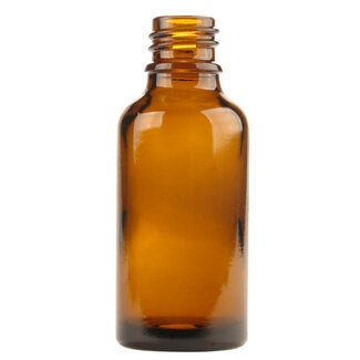 Helios Holland Glasfläschchen 30 ml bernsteinfarben 5 Stück