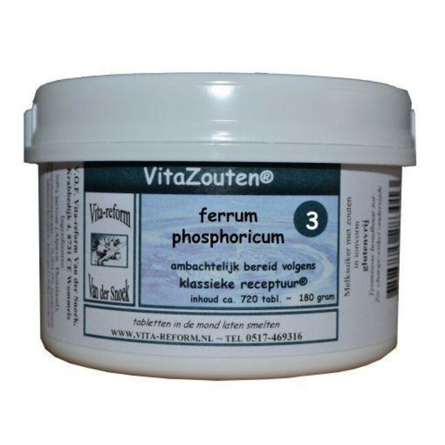 Vitazouten Ferrum phosphoricum VitaZout nr. 03 720 Tabletten