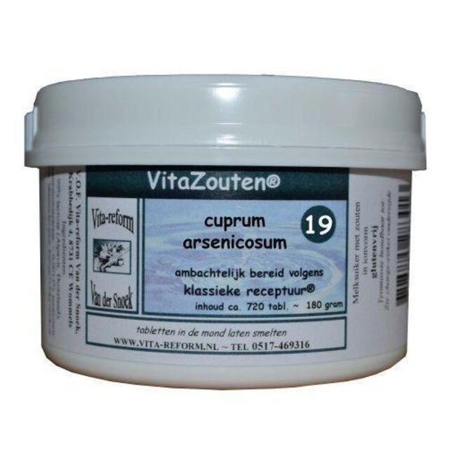 Vitazouten Cuprum arsenicosum VitaZout n° 19 720 comprimés