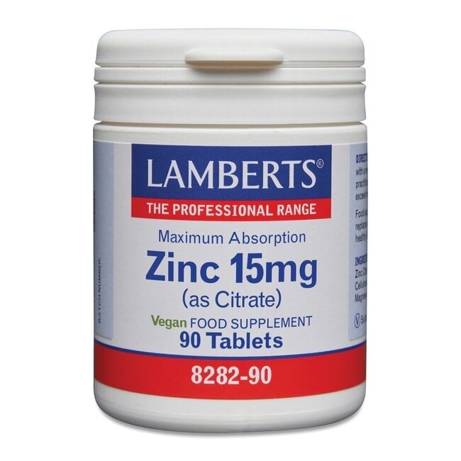 Citrato de zinc 15 mg 90 comprimidos