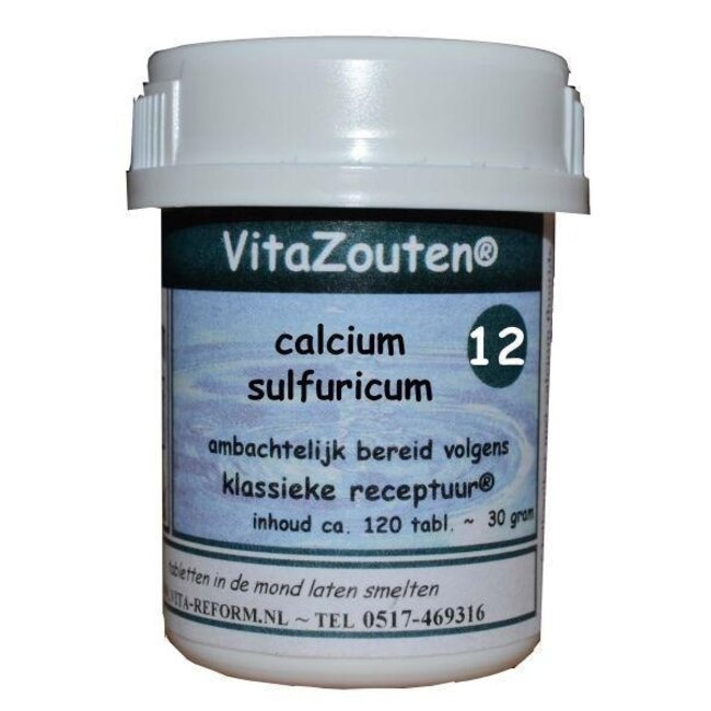 Calcium sulfuricum VitaZout n. 12 120 Compresse