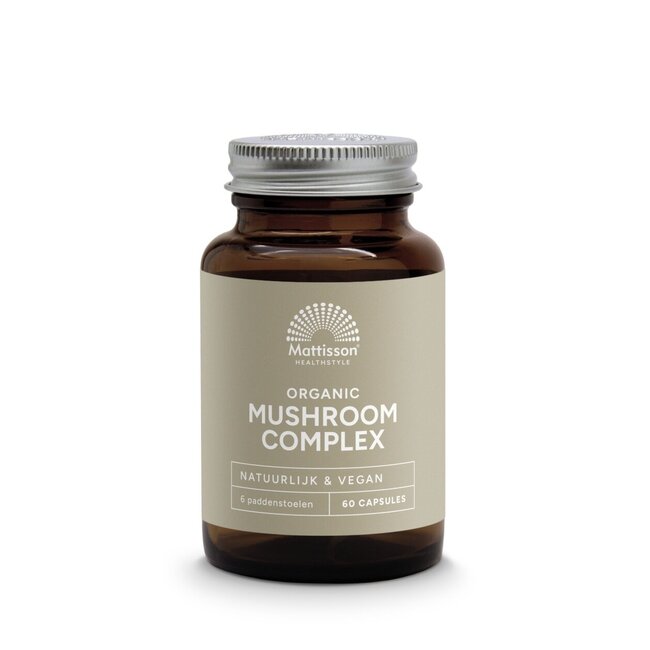 Mattisson Organic mushroom complex bio 60 Cápsulas vegetarianas