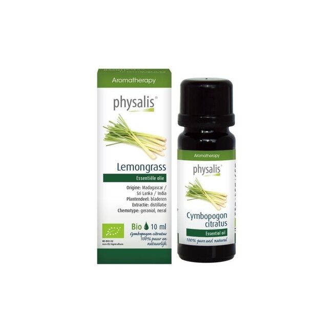 Physalis Organic Lemongrass 10ml