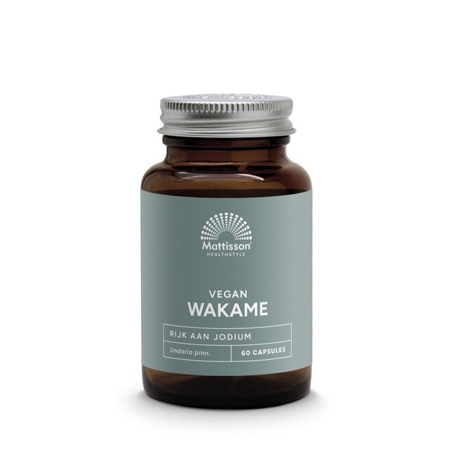 Mattisson Wakame 1000mg contiene yodo 60 Cápsulas vegetarianas