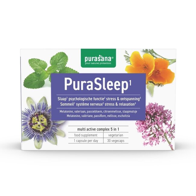Purasana Purasleep 30 cápsulas vegetarianas