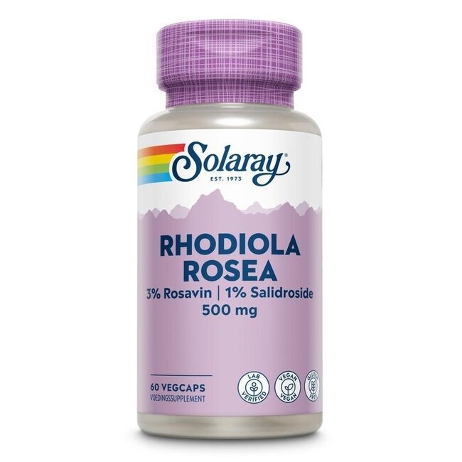 Solaray Rhodiola rosea 60 cápsulas vegetales
