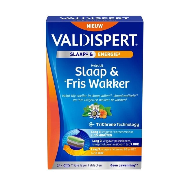 Valdispert Sleep & wake up fresh 24 Tablets