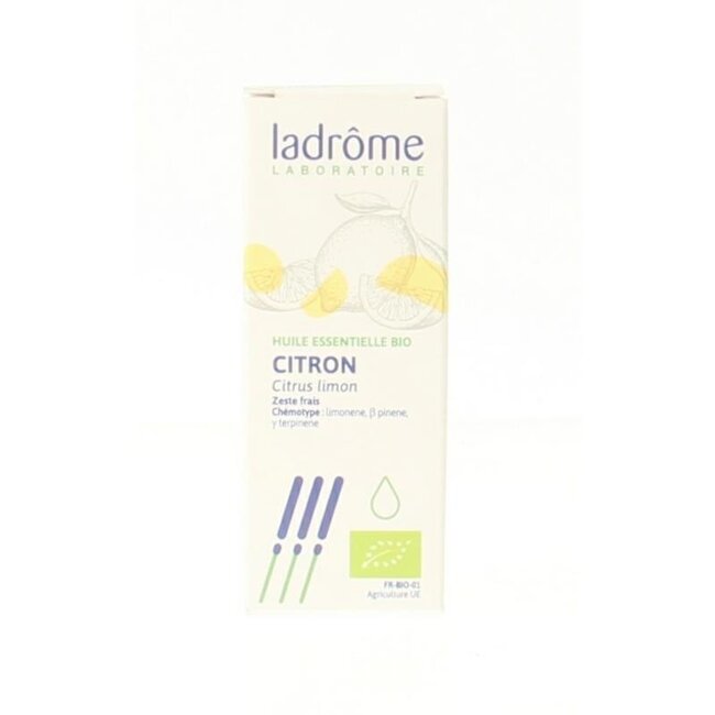 Huile de citron bio Ladrome 10 ml