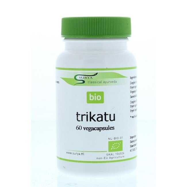 Surya Trikatu bio 60 Cápsulas vegetarianas
