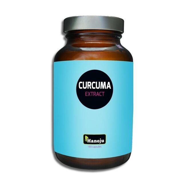 Hanoju Estratto di Curcuma 400mg 180 Capsule