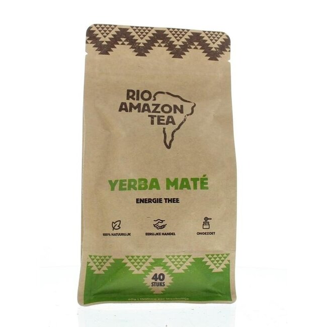 Bustine di Tè alle Erbe Yerba Mate RIO, 40 Pezzi