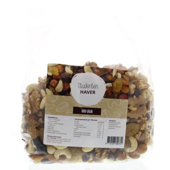 MijnNatuurwinkel Mezcla de frutos secos y frutas 1 Kilogramo
