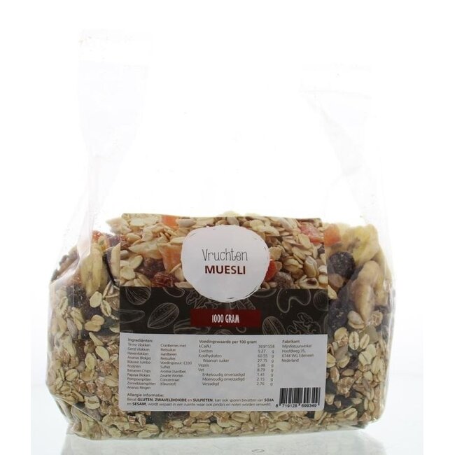 MijnNatuurwinkel Fruit Muesli 1 Kilogram