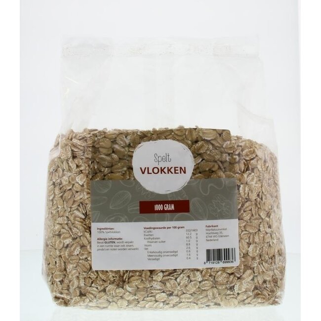 MijnNatuurwinkel Copos de espelta 1 Kilogramo
