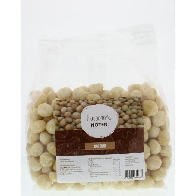 MijnNatuurwinkel Noix de macadamia 1 kg