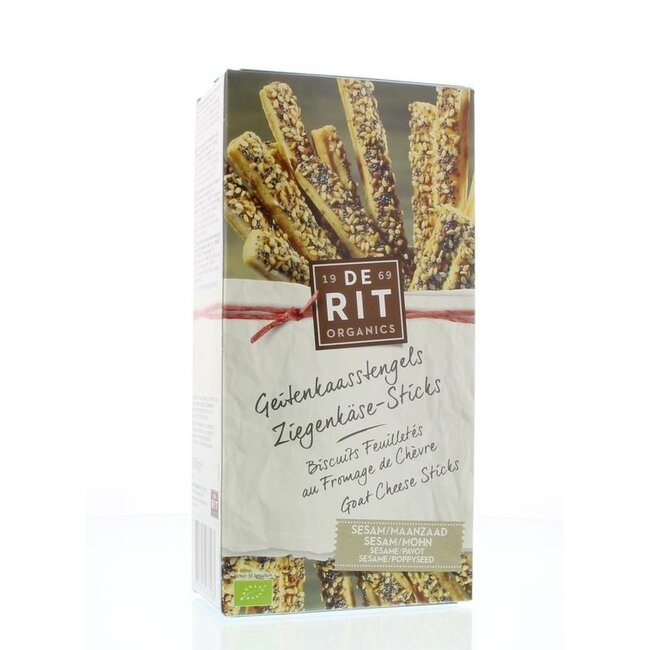De Rit Palitos de queso de cabra y sésamo bio 100 g