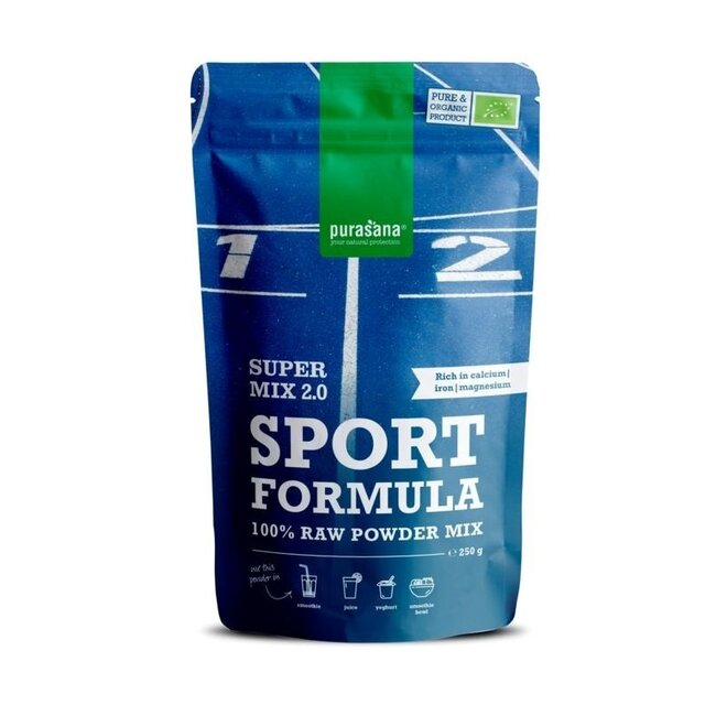Purasana Sport formula mix 2.0 vegan bio 250,00 gramos