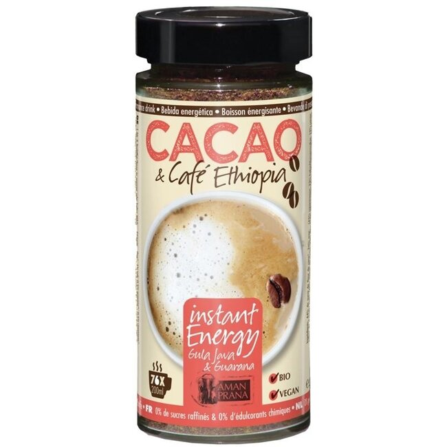 Amanprana Cacao y Café Etiopía Bio 230 Gramos