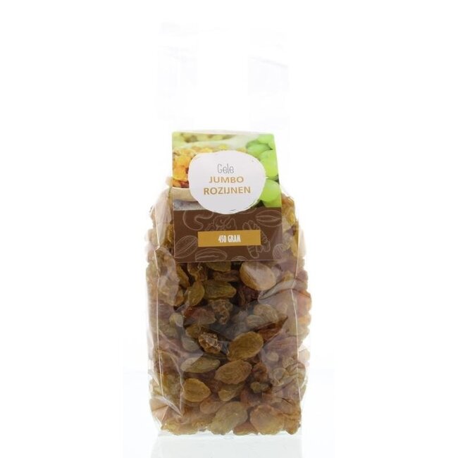 MijnNatuurwinkel Pasas jumbo amarillas 450 gramos
