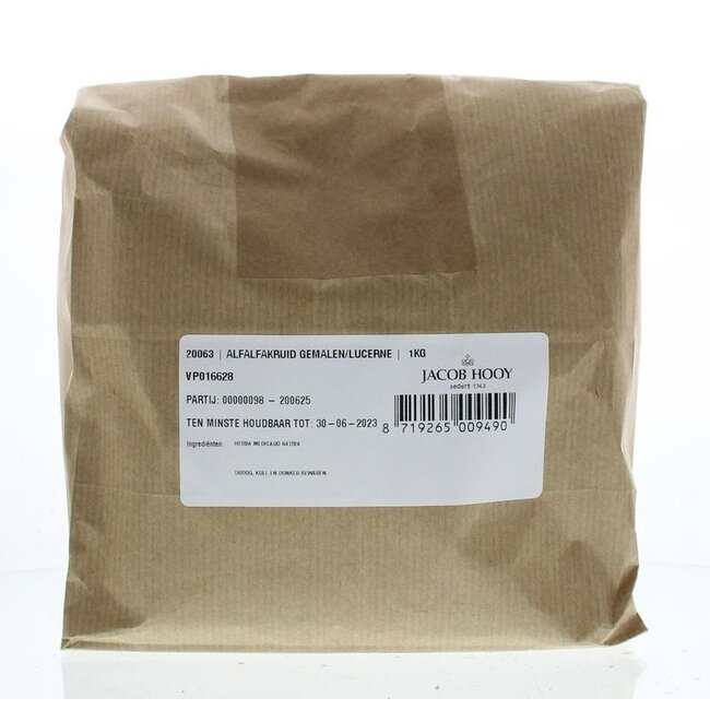 Jacob Hooy Alfalfakruid gemalen 1 Kilogram