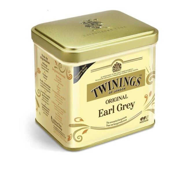 Tè Earl Grey Twinings in Lattina 200 Grammi