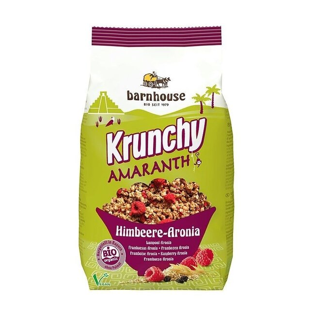 Barnhouse Organic Krunchy Amaranth Raspberry Aronia 375g