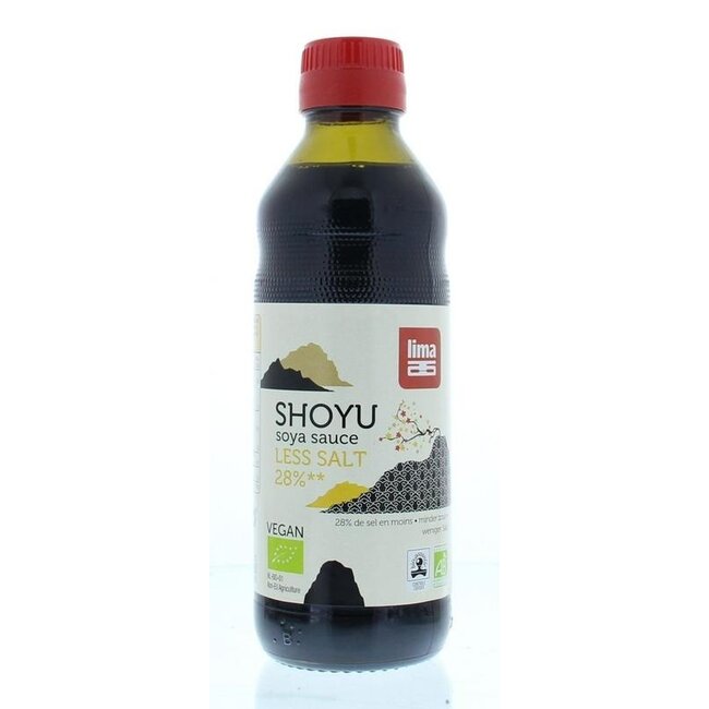Lima Shoyu 28% menos sal bio 250 mililitros