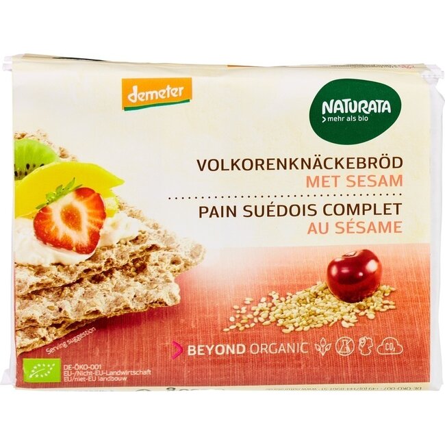 Naturata Knäckebröd Sesamo Demeter Bio 250 Grammi