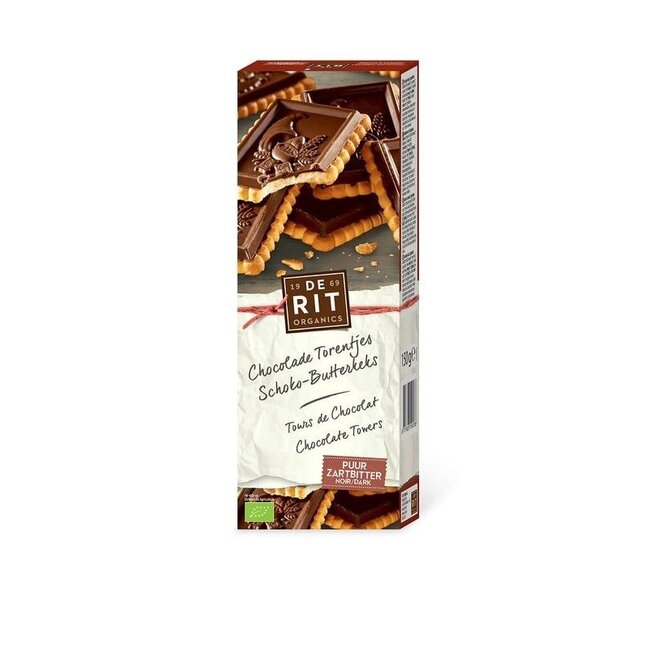 De Rit Schokoladentürmchen Bio 150 Gramm