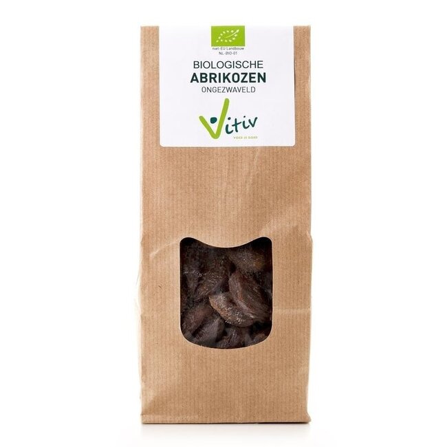 Abrikozen ongezwaveld bio 500 Gram