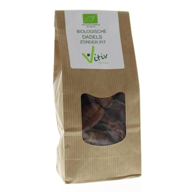 Vitiv Organic Pitted Dates 250 Gram