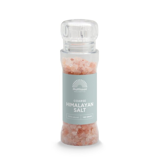 Himalaya-Salz grob gemahlen Mühle nachfüllbar 180 Gramm
