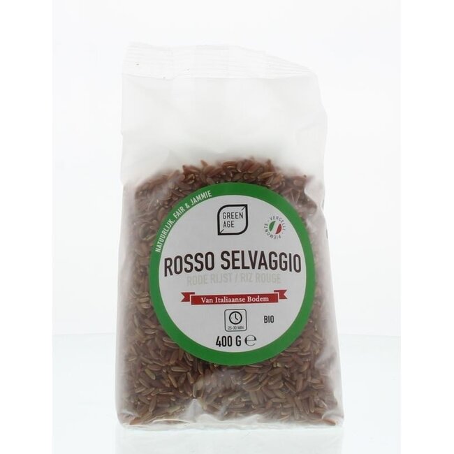 Arroz rojo rosso selvaggio bio 400 g