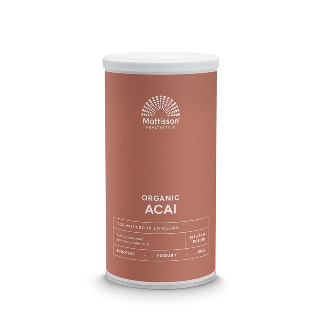 Polvere di Acai Euterpe oleracea biologica bio 125 Grammi