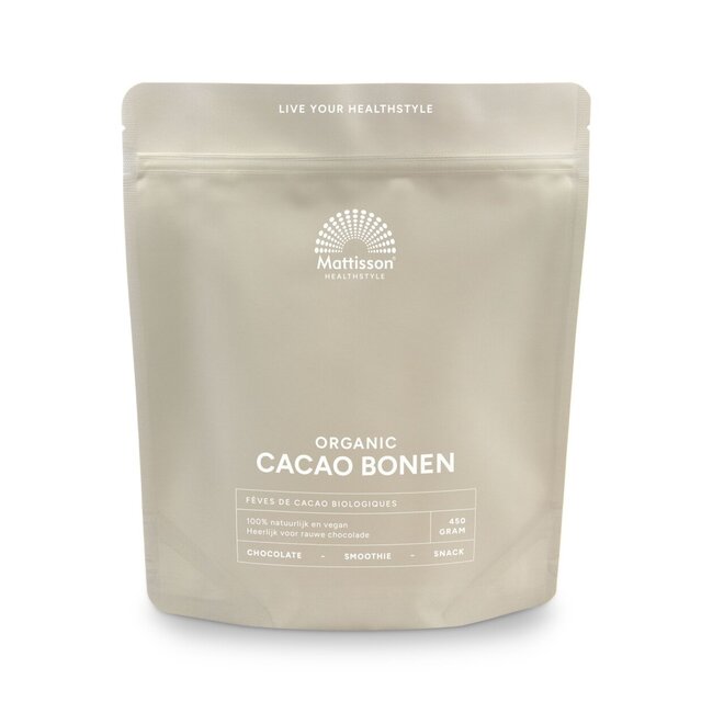 Mattisson Ziarna kakao surowe bio 450 Gram
