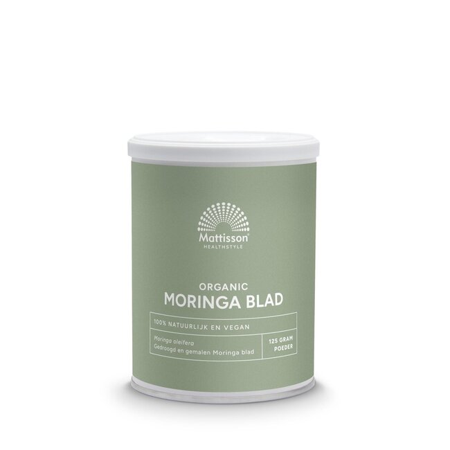 Polvere di foglie di Moringa oleifera biologica 125 Grammi