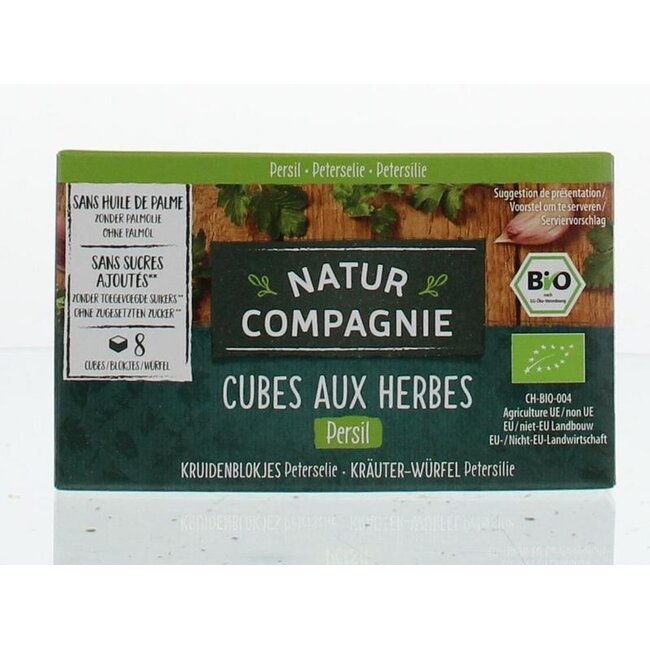 Blocs d'herbes persil bio 80 Grammes