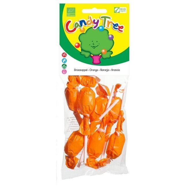 Candy Tree Lizaki pomarańczowe bio 7 sztuk
