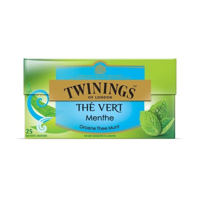 Twinings Thé Vert Menthe 25 Sachets