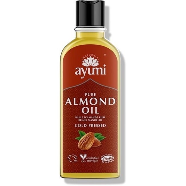 Olio di mandorle puro Ayumi spremuto a freddo 150 Millilitri