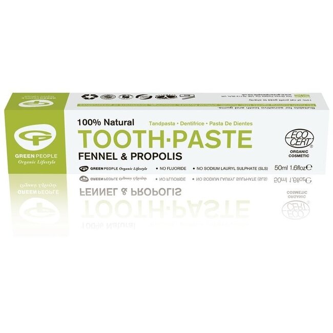 Toothpaste fennel & propolis mint-free 50 Millilitre